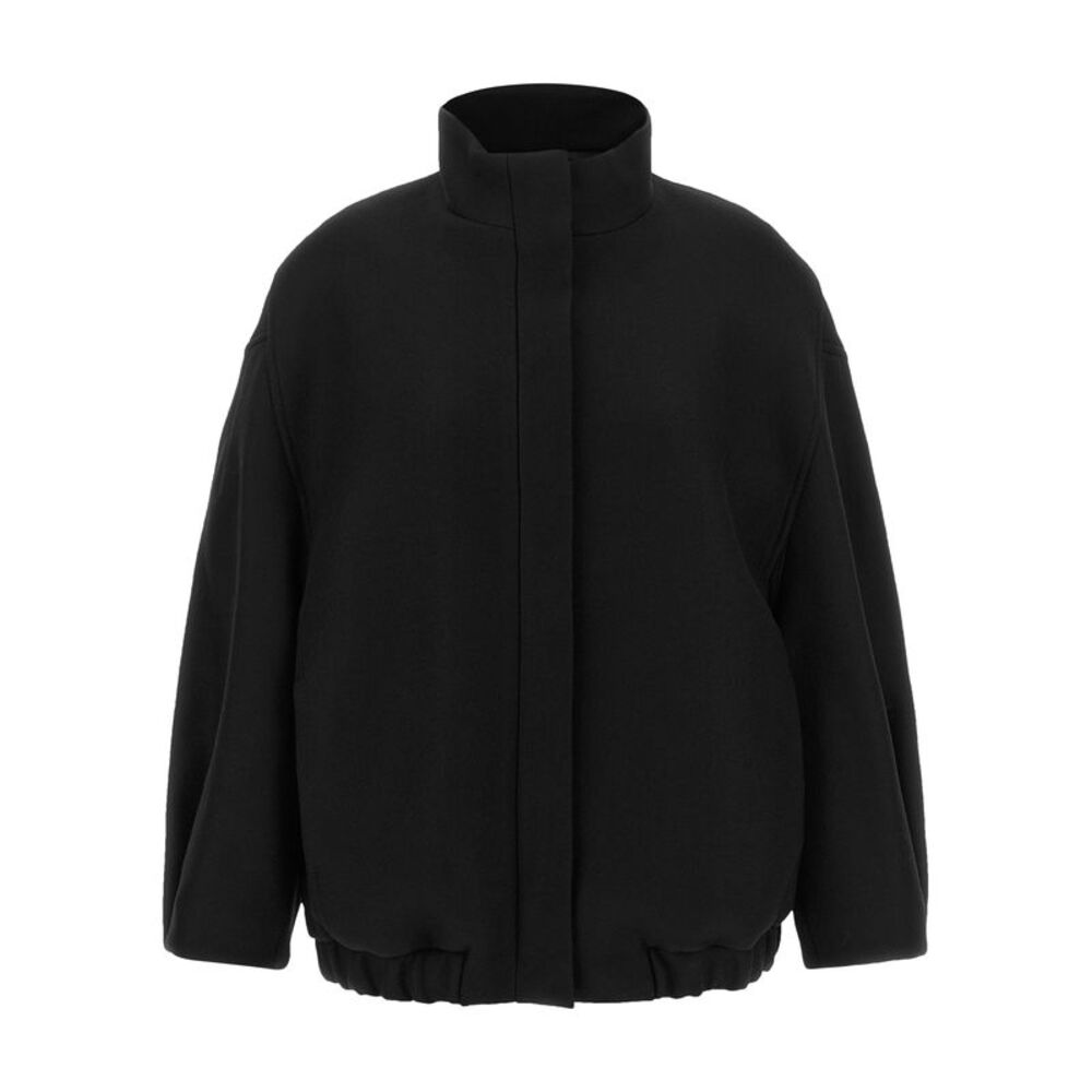 Dries Van Noten Black Wool Women's Bomber